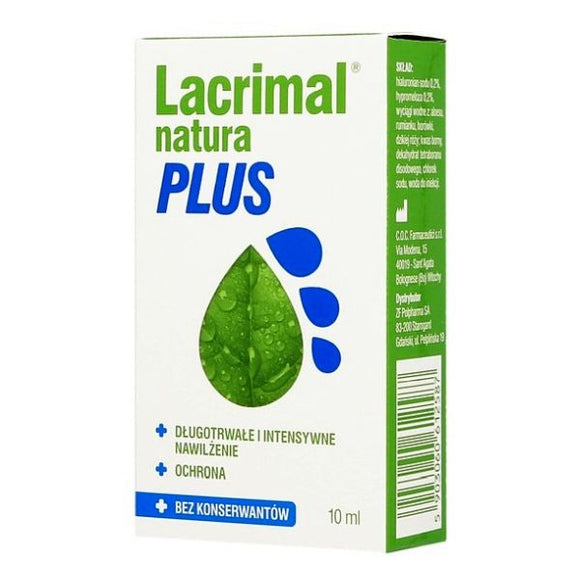 Lacrimal Natura Plus - Eye Drops - 10 ml