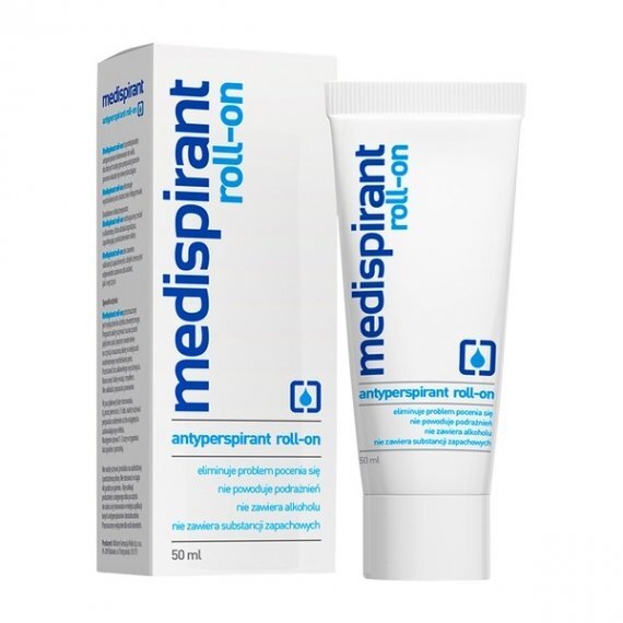 MEDISPIRANT - 50 ml - eliminates the problem of sweating effectively and for a long time.