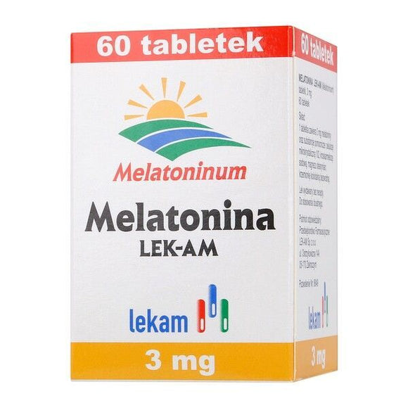 MELATONIN 3 mg 60 tablets LEK-AM