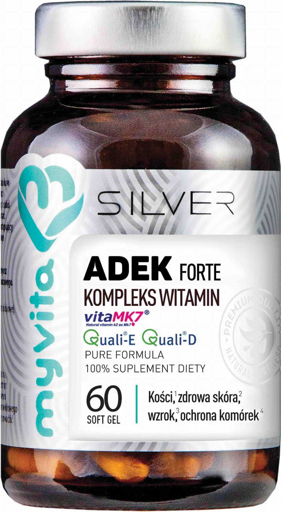 Vitamins ADEK Forte Complex - 60 capsules MyVita Silver Pure