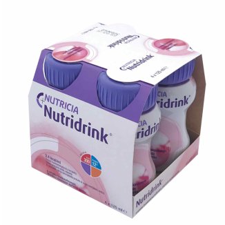 Nutridrink - Strawberry Flavor - 4 x 125 ml
