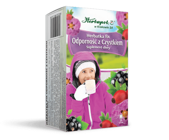 HERBAPOL TEA - FIX Herbal Tea - Immunity with Cistus - 20 sachets of 2.0 g