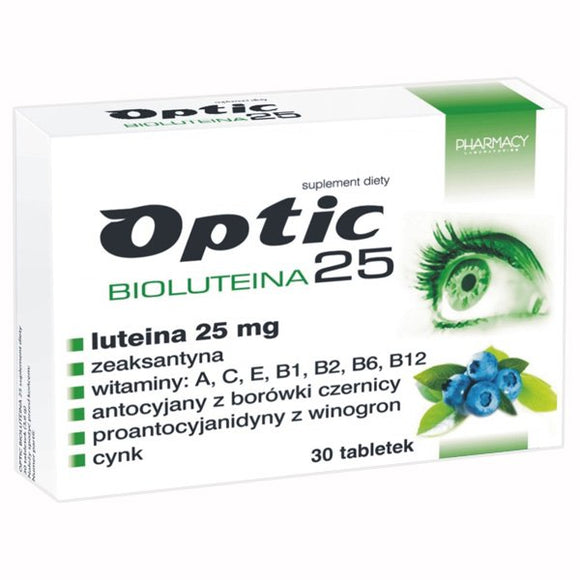 Optic Biolutein 25 - 30 tablets