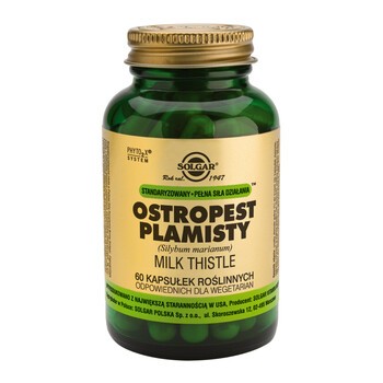 SOLGAR Milk Thistle - 60 capsules