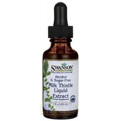 SWANSON Milk Thistle Liquid Extract Milk Thistle - 29.6 ml