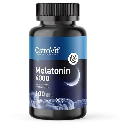 Melatonin 4000, for insomnia - 100 tablets - OSTROVIT