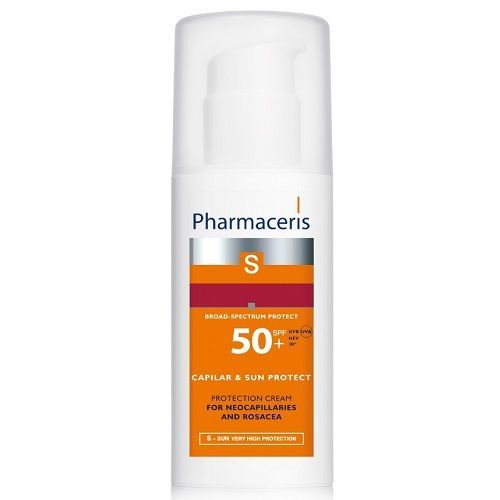 PHARMACERIS S SUN SPF50 + Cream For Epidermis And Rosacea - 50 ml