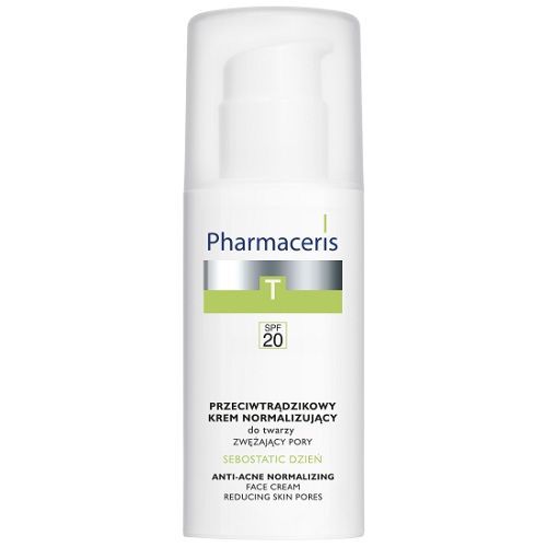 PHARMACERIS T SEBOSTATIC DAY SPF 20 Normalizing Anti-acne Face Cream - 50 ml