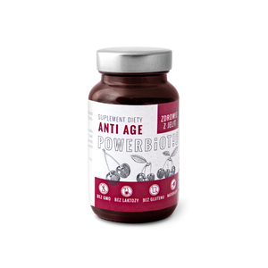 Powerbiotic Anti Age - Fermented Cherry Juice - 60 Capsules Ecobiotics
