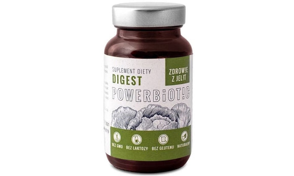 Powerbiotic Digest Cabbage - 60 Capsules Ecobiotics