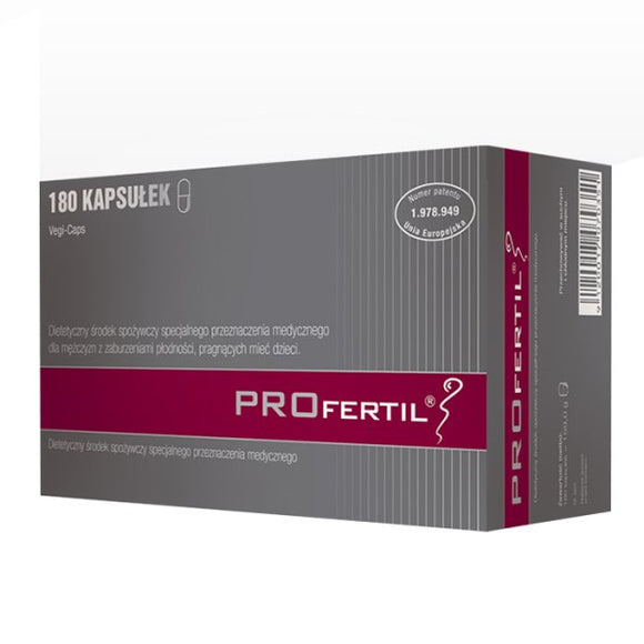 PROfertil Male Fertility Supplement - 180 capsules