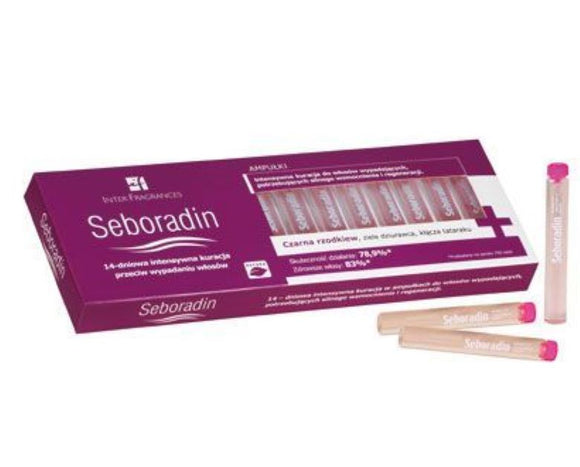 SEBORADIN NIGER AMPOULES Vitamin And Herbal Treatment - 14 ampoules