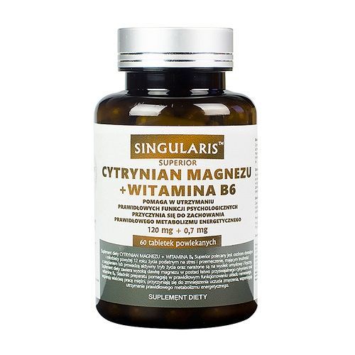 Singularis SUPERIOR MAGNESIUM CITRATE + Vitamin B6 - 60 tablets