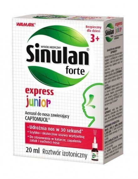 Sinulan Express Forte Junior Nasal Spray - 20 ml