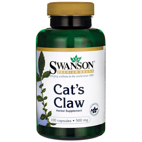 SWANSON CAT'S CLAW - 500 mg 100 capsules
