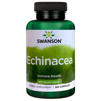 SWANSON Echinacea (Echinacea Purpurea) 400mg - 100 Capsules