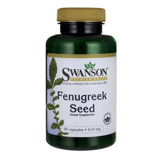 SWANSON Fenugreek (Fenugreek) 610mg - 90 Capsules