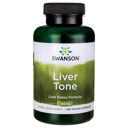 SWANSON Liver Tone-liver Detox Formula 300mg - 120 Vegetarian Capsules