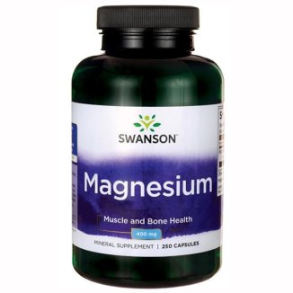 Swanson Magnesium 400mg - 250 capsules