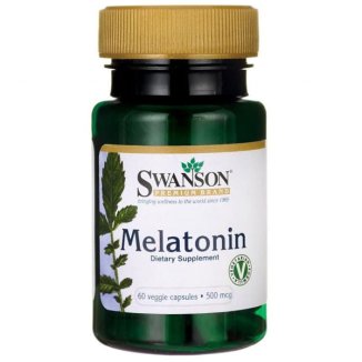 Swanson Melatonin 500 mcg - 60 capsules