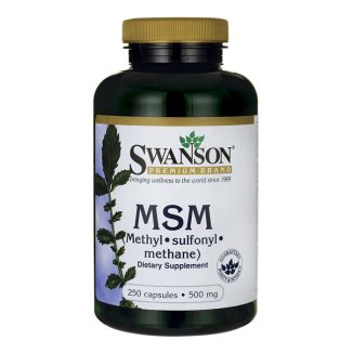 SWANSON MSM 500mg - 250 capsules