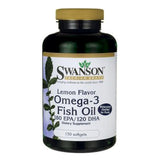SWANSON Omega-3 Lemon Flavor - 150 capsules