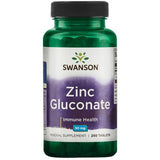Swanson Zinc Gluconate - 30mg - 250 tablets