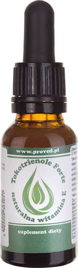 Tokotrienole Forte - Forte liquid tocotrienols natural vitamin E - 20ml - 550 drops Proved