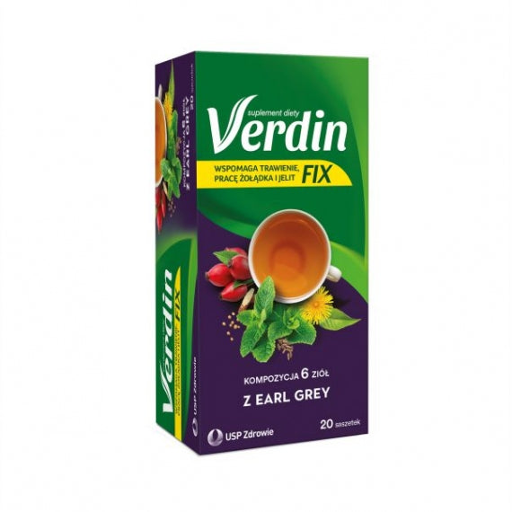Verdin Fix Earl Gray - 20 sachets