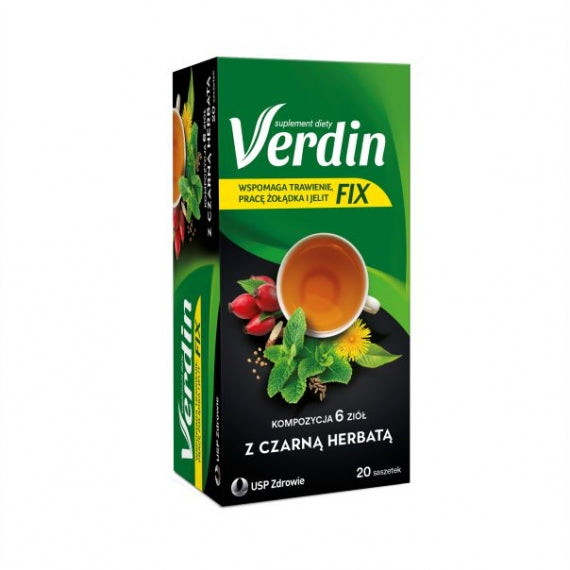 Verdin Fix With Black Tea - 20 sachets