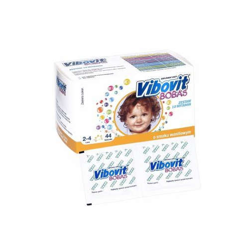 Vibovit BOBAS - 2-4 years Vanilla Flavor 44 sachets