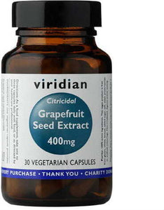 Grapefruit seed extract 400mg Grapefruit seed extract - 30 capsules Viridian