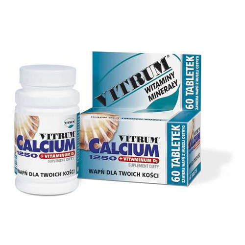 Vitrum Calcium 1250 + Vitaminum D3 - 120 tablets