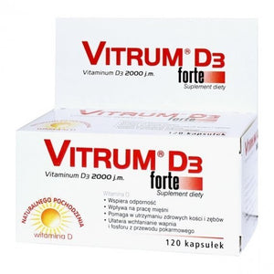 Vitrum D3 Forte 2000 IU - 120 capsules