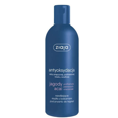 ZIAJA ACAI BERRY Nourishing Soap Bath Shower Gel With Balm 300ml